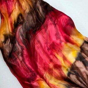 Long light silky feel scarf.